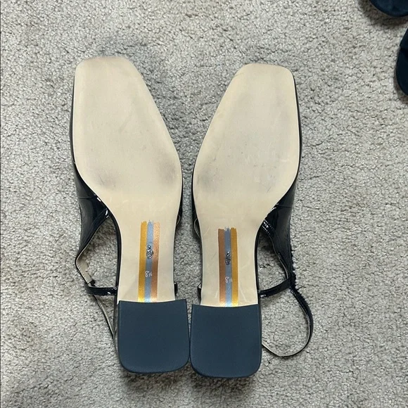 Sam Edelman Black Patent Slingback Heels - Picture 5 of 5